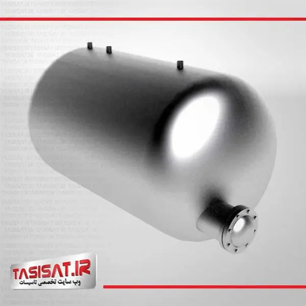منبع کویل دار افقی 1500 لیتری - 2
