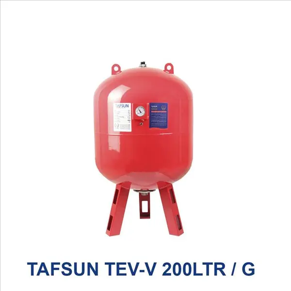 منبع تحت فشار 200 لیتری درجه دار تفسان مدل TAFSUN TEV-V 200LTR-G - 2