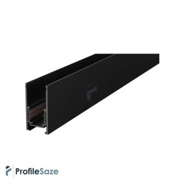 پروفیل ریل مگنتی آلومینیومی 2/5 سانتی روکار کد LM25 مشکی (شاخه 3 متری) - 3