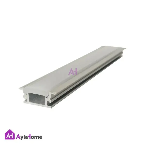 پروفیل نور خطی آلومینیومی 2 سانتی دفنی کد LG10 نقره ای - 2