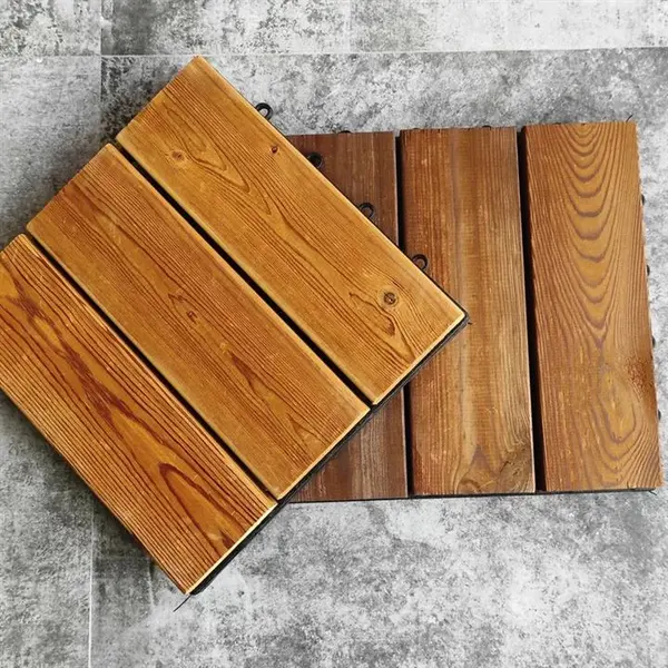 کفپوش مدل تایل ترموود 3 ردیفه سایز 30x30 سانتی متر - 5