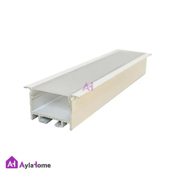 پروفیل نور خطی آلومینیومی 3 سانتی لبه دار کد L30W سفید (شاخه 3 متری) - 2