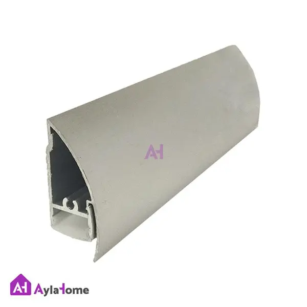 قرنیز آلومینیومی قوس دار 4 سانتی با شیار LED کد LS4 (شاخه 3 متری) - 2