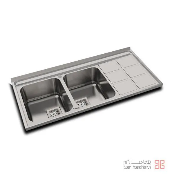 سینک 5013 روکار استیل میلان - 2
