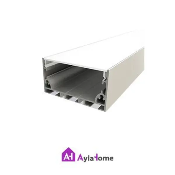 پروفیل نور خطی آلومینیومی 5 سانتی بدون لبه کد L50W سفید - 3