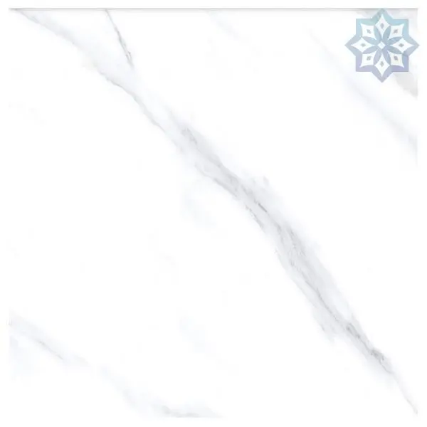 کاشی سرام نگار طرح دیاموند سفید مات سایز 60*60 - 2
