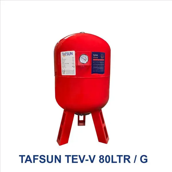 منبع تحت فشار 80 لیتری درجه دار تفسان مدل TAFSUN TEV-V 80LTR-G - 2