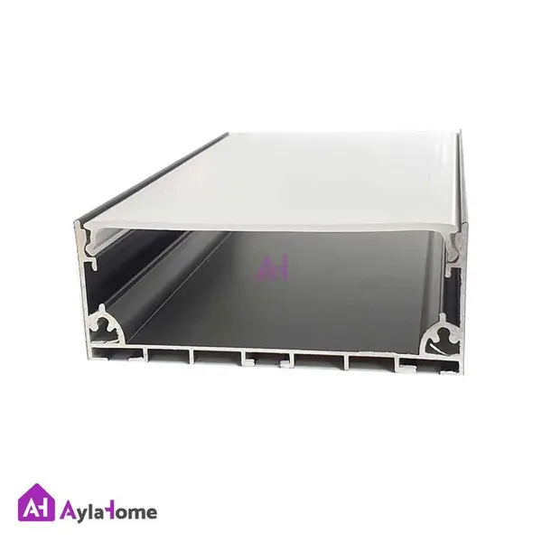 پروفیل نور خطی آلومینیومی 8 سانتی کد L8835 مشکی (شاخه 3 متری) - 3