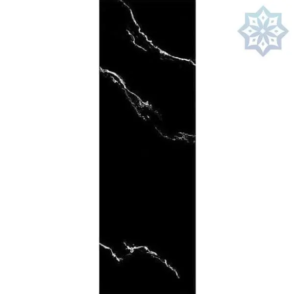 کاشی الوند طرح پیرلا مشکی براق سایز 90*30