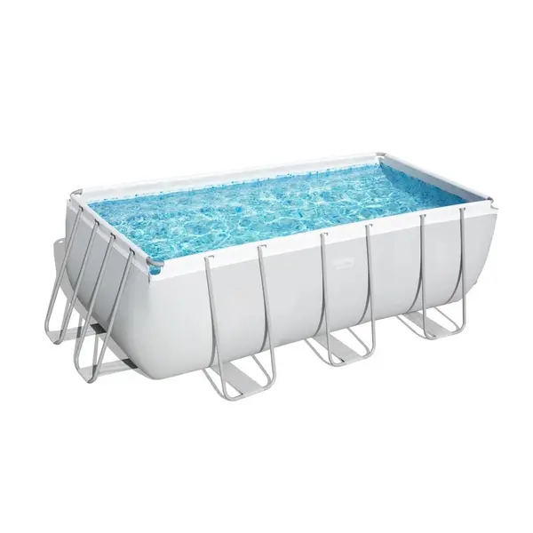 استخر پیش ساخته Bestway Power Steel 412*201*122 سانتی متر خاکستری 56456 - 2
