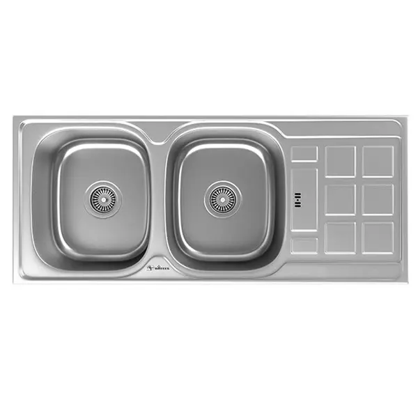 سینک ظرفشویی توکار داتیس استیل. مدل DB-134 - 3