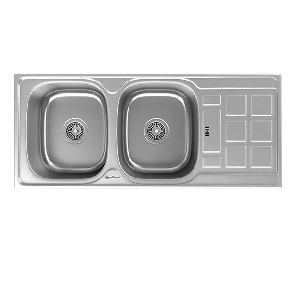 سینک ظرفشویی توکار داتیس استیل. مدل DB-134 - 5