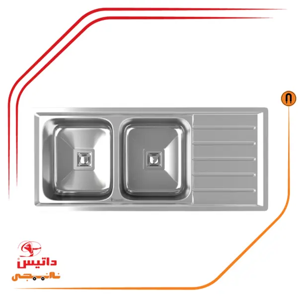 سینک ظرفشویی داتیس مدل DB-196 - 5