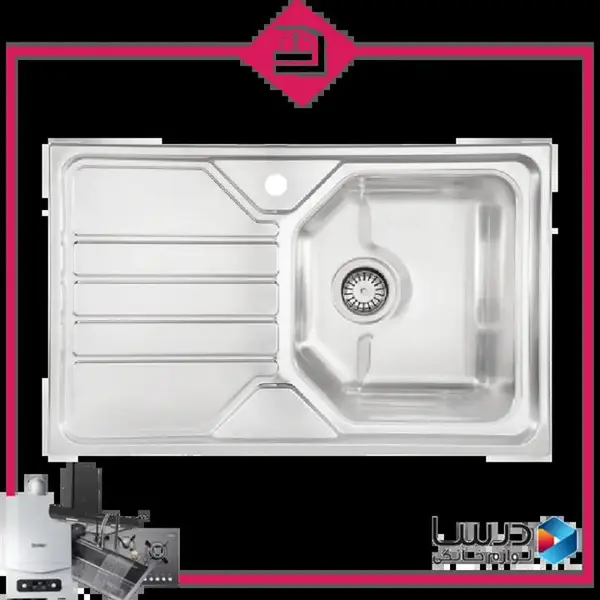 سینک توکار درسا مدل DS3121-80 فانتزی - 2