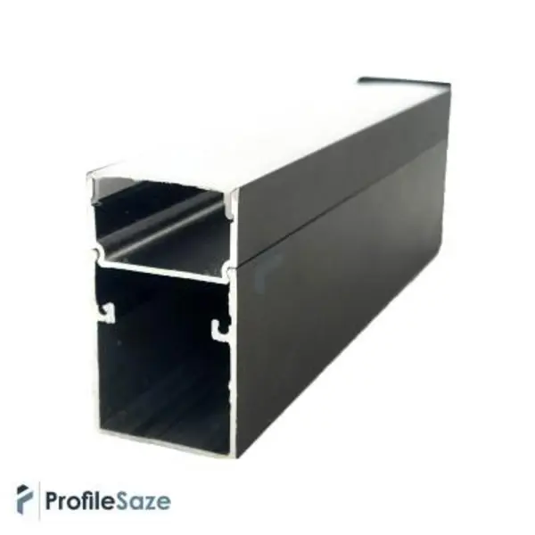 پروفیل آلومینیومی نور خطی دو تکه کد L35 مشکی (شاخه 3 متری) - 3
