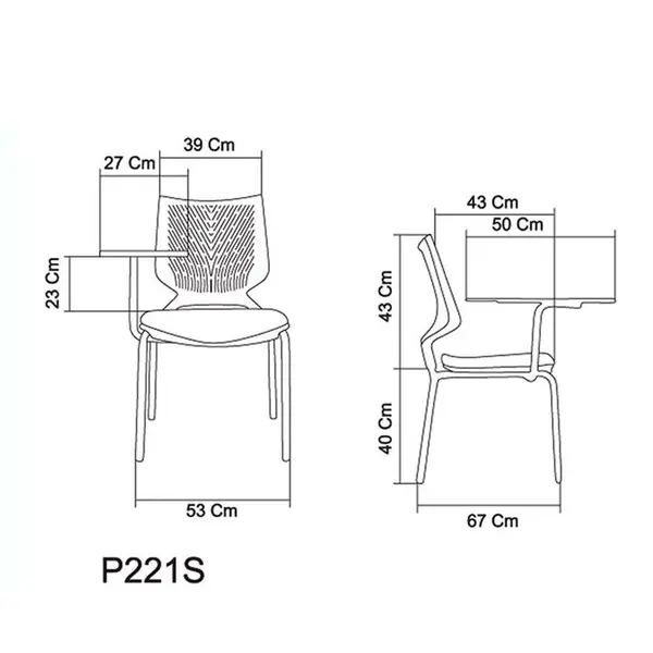 صندلی آموزشی وینر دو مدل P221S صنایع نظری - 2