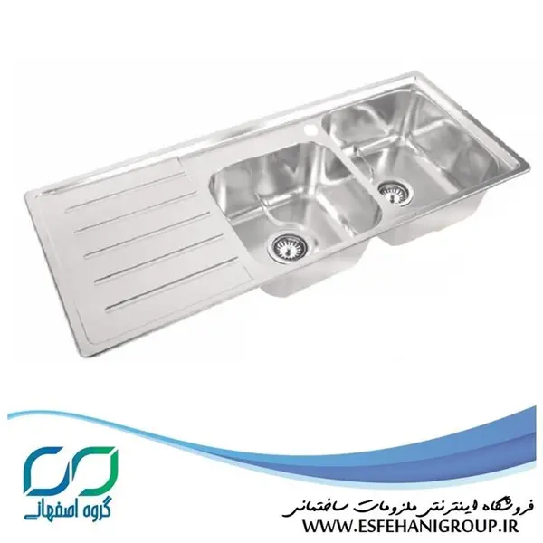سینک توکار نگین الماس مدل SA103 طلایی - 2