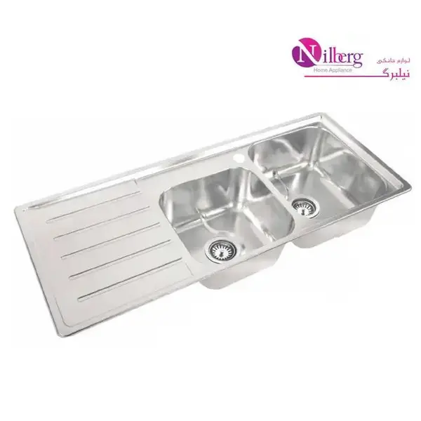 سینک توکار نگین الماس مدل SA103 طلایی - 3