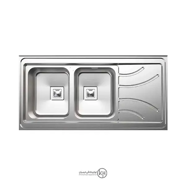 سینک توکار استیل آلتون کد ST1163L - 5