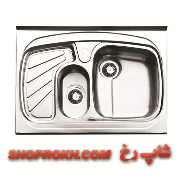 سینک آشپزخانه روکار 1018 ایلیا استیل - 4