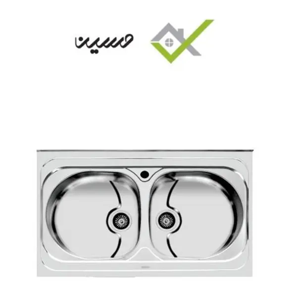 سینک ظرفشویی روکار اخوان مدل 116 - 6