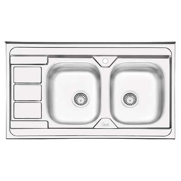 سینک ظرفشویی توکار ایلیا استیل مدل 3051 لگن راست - 3