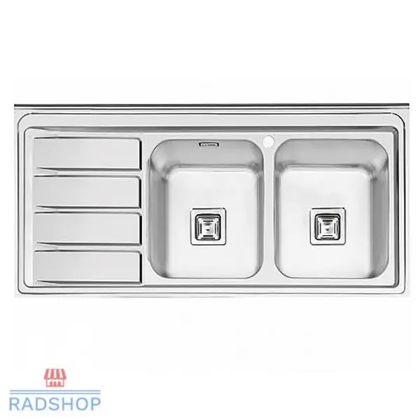 سینک ظرفشویی ایلیا استیل مدل 3060 روکار - 4