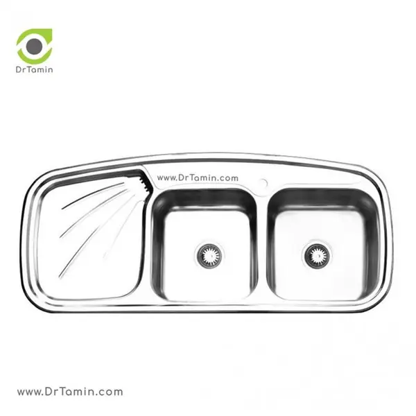 سینک توکار ایلیا استیل مدل 4013 - 4