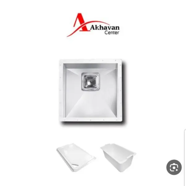 سینک زیرصفحه ای اخوان  کد 408 (سایز34*34) - 4