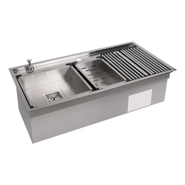 سینک ظرفشویی استیل بیمکث مدل 4702 توکار - 2