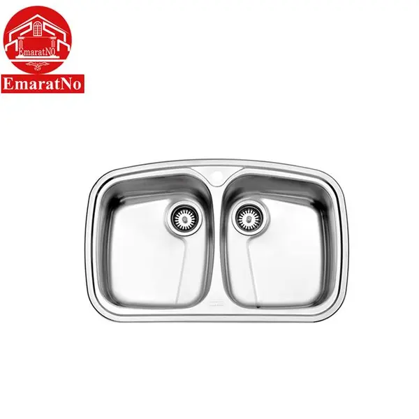 سینک فانتزی توکار استیل البرز کد 628 - 5