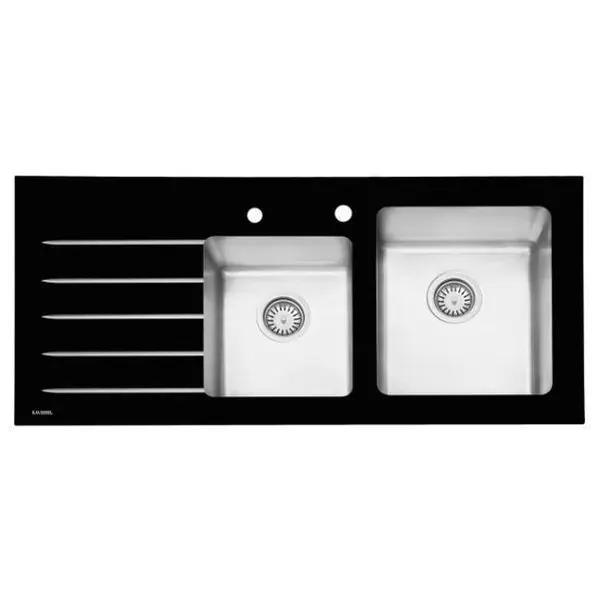 سینک ظرفشویی توکار ایلیا استیل مدل 8031 - 6