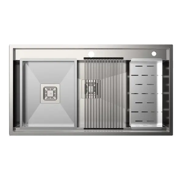 سینک ظرفشویی باکسی توکار استیل البرز مدل 955 - 2