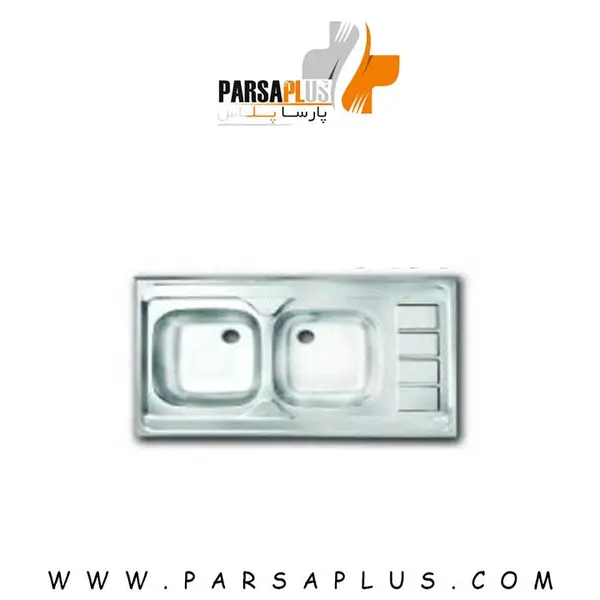 سینک ظرفشویی اخوان مدل A10050-4Cr روکار معمولی - 3