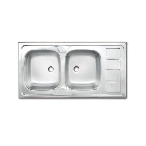 سینک ظرفشویی اخوان مدل A10050-4Cr روکار معمولی - 4