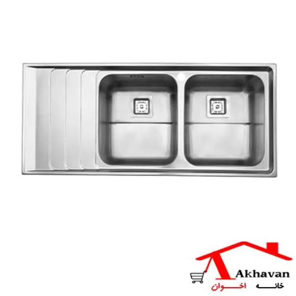 سینک ظرفشویی اخوان akhavan مدل 508s توکار - 3