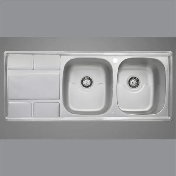 سینک استیل بیمکث مدل BS924 - 5