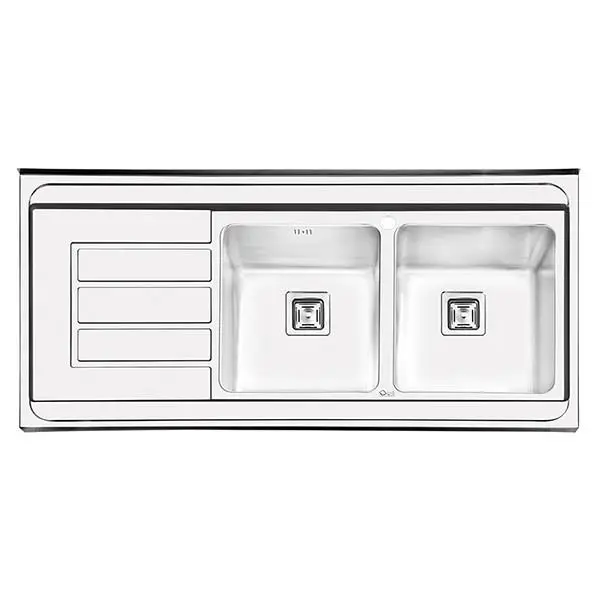 سینک ظرفشویی ایلیا استیل  iliasteel مدل 1062 روکار - 2