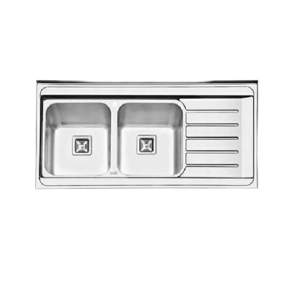 سینک ظرفشویی ایلیا استیل iliasteel مدل 1060 روکار - 3