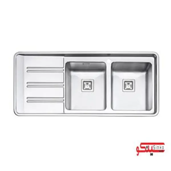 سینک ظرفشویی ایلیا استیل iliasteel مدل 2072 توکار - 4