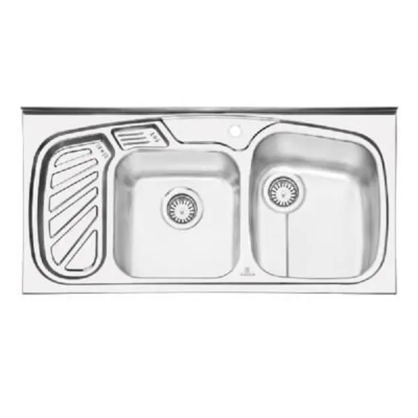 سینک ظرفشویی روکار پرنیان استیل مدل PS1105 - 2
