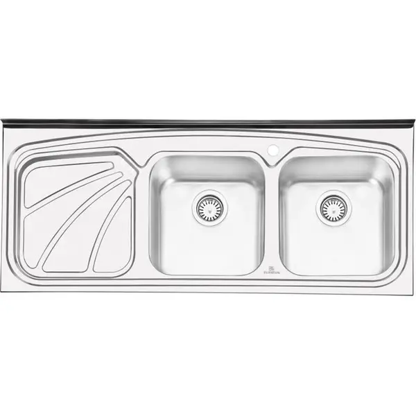 سینک ظرفشویی روکار پرنیان استیل مدل PS1110 - 6