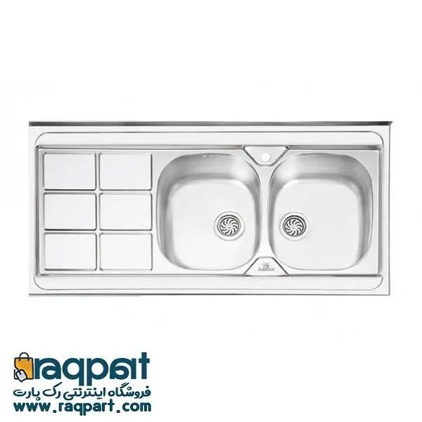 سینک پرنیان استیل مدل PS1124 روکار - 4