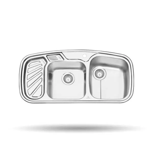 سینک ظرفشویی توکار پرنیان استیل مدل PS1205 - 2