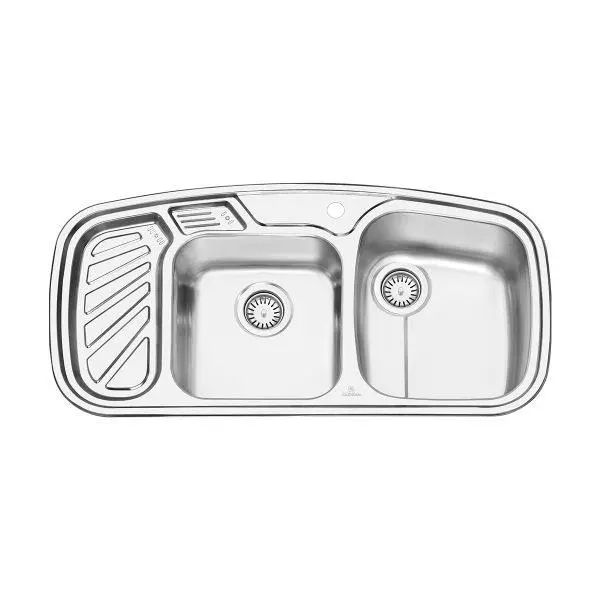 سینک ظرفشویی توکار پرنیان استیل مدل PS1205 - 6