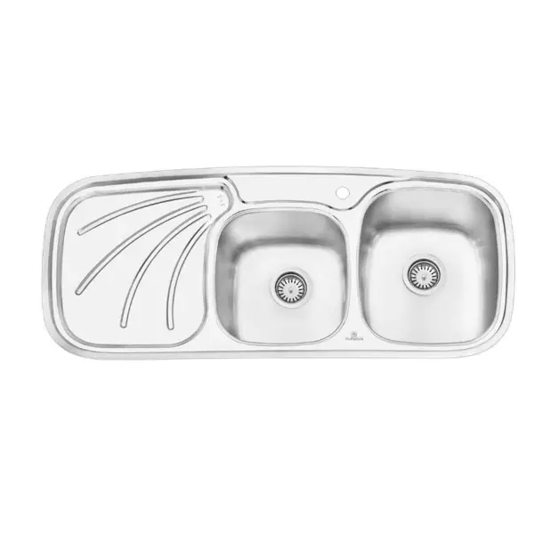 سینک ظرفشویی توکار پرنیان استیل مدل PS1207 - 5