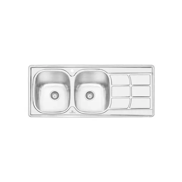 سینک ظرفشویی توکار پرنیان استیل مدل PS1209 - 3