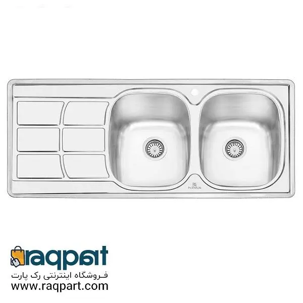 سینک ظرفشویی توکار پرنیان استیل مدل PS1209 - 4