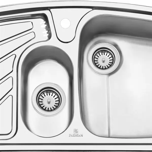 سینک ظرفشویی توکار پرنیان استیل مدل PS1210 - 4