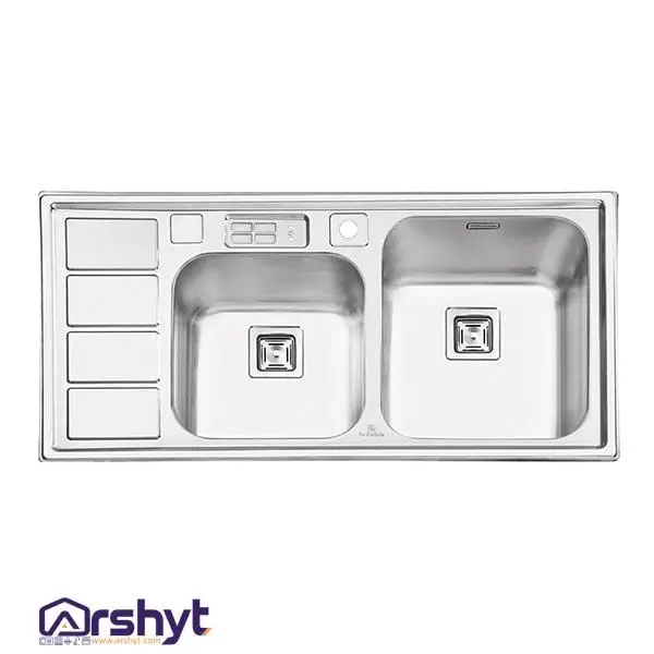 سینک پرنیان استیل مدل PS-1220 - 5